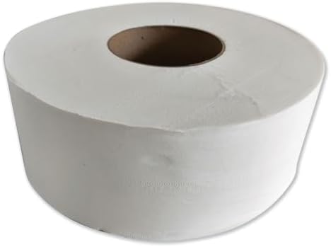 JRT Jr. Jumbo-Junior Bath Tissue, 2-Ply, White, 3.1" x 1,000 ft, 12/Carton