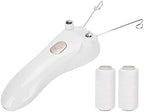 Ladies Hair Remover Electric Women's Beauty Epilator, Cordless Electric Threading Hair Removal for Women, Rechargeable Face Hair Remover Cotton Thread Epilator(Gold)