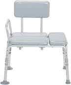 Drive Medical 12005KD-1 Padded Shower Seat Chair, Gray