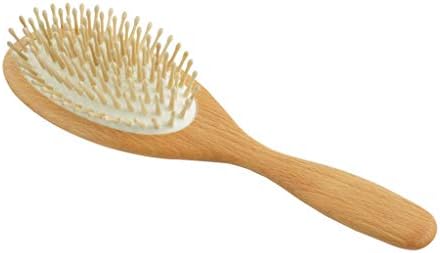 Redecker Rounded Maple Pin Hairbrush with Oiled Beechwood Handle, 9-Inches