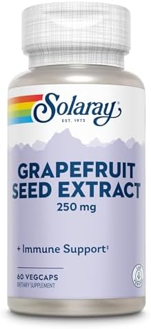 SOLARAY Guaranteed Potency Grapefruit Seed Extract, Veg Cap (Btl-Plastic) 250mg | 60ct