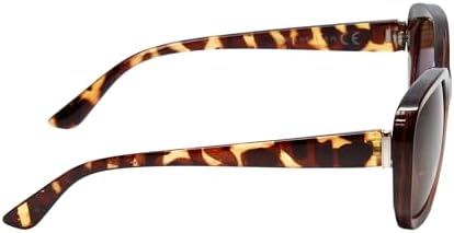 Calabria Sophia Womens Bifocal Reading Sunglasses Ladies Butterfly Bi-Focal Sunnies Fashion Sun Glasses Readers w/Soft Case