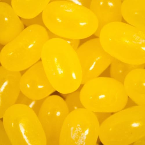 12oz Yellow Candy Jelly Beans Lemon Sweet Jelly Beans in Bulk (Approximately 300 Pieces) For Candy Buffets, Party Favors, Baby Shower, Wedding Favors, Birthdays