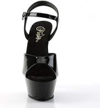 Pleaser Women's Kiss-209 Ankle-Strap Sandal