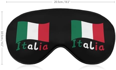 Italian Flag Sleep Eye Mask Sleeping Shade Cover Light Blocking for Travel