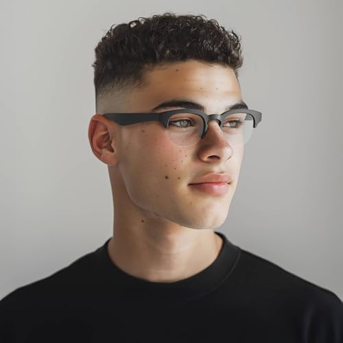 LONDON MOLE® Courier reading glasses | Modern vintage browline readers | Men’s Women’s Unisex | Spring hinges