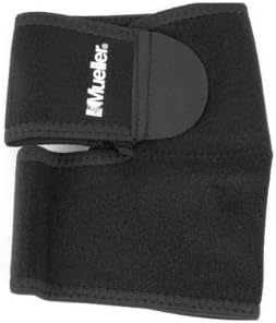 Mueller Medicine Adjustable Neoprene Elbow Support Brace One Size Black (2-Pack)