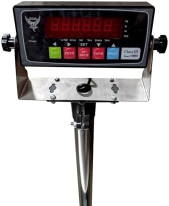 Stainless Steel Bench Scale, Commercial Digital Weighing Scale/Postal Scale/Shipping Scale, 800×0.05lb Capacity (16"x 20")