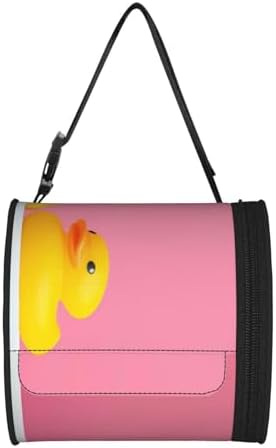 A Funny Cat Print Zippered Toilet Paper Holder, Portable Hanging Tissue Box for Home & Cars