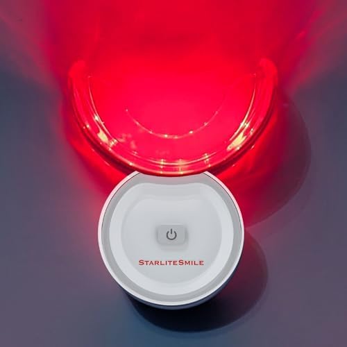 InfraLuma 850nm Infrared Gum Light (Near Infrared Light + Red) and Blue Light Device for Teeth & Gums, Oral Care Teeth Whitening Accelerator & Gum Support Mouthpiece by Starlite Smile