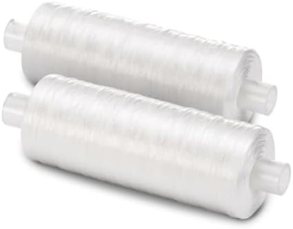 2-Spools Dental Floss Refill Unflavored – 320 Meters Total Micro Textured New Version (Fits Most Refillable Floss Dispensers, Smooth Glide, Shred-Resistant)