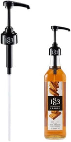 1883 Syrup Pump for 1 Liter Glass Bottles – Coffee Syrup Dispenser Pump Replacement, Precise Portion Control for 1883 Coffee & Cocktail Syrups (Pack of 1)