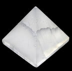 Selenite Pyramid Crystal Healing Stones - 2" Natural Stone Pyramid for Meditation, Reiki, Chakra