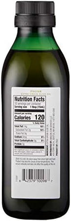 Amazon Fresh, Italian Extra Virgin Olive Oil, First Cold Pressed, 16.9 Fl Oz