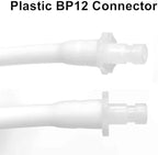 5PCS Disposable Veterinary Blood Pressure Cuff with BP 12 Connector for Animal, 4-8 cm Single Tube Replacement NIBP Neonate Cuff, #2 Size