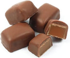 Yupik Milk Chocolate Covered Soft Toffees 17.6 oz, Miniature Bars, Creamy Milk Chocolate, Sweet & Chewy Caramel Candies, Ideal for Snacking & Gifting