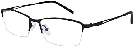 Photochromic Gray Mens Womens Reading Glasses +3.25 Black Half Rim Readers Spectacles