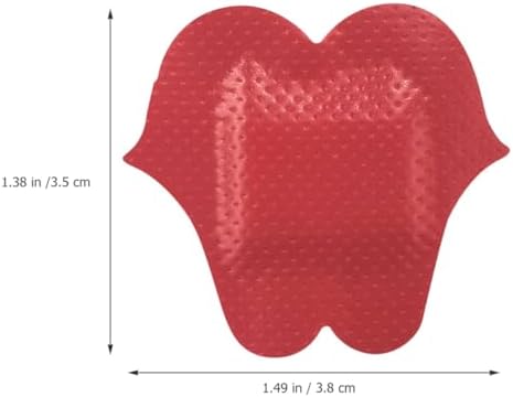 Lip Shaped Wound Bandages 50pcs, Adhesive Injured Care Patches 38x35mm, Small Cute Lip-Shaped First Aid Wound Care Patches for Injuries and Scrapes