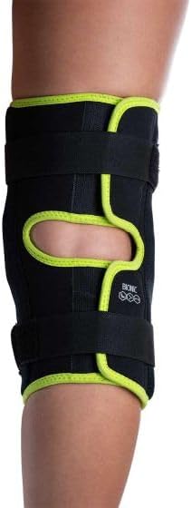 DonJoy Performance Bionic Comfort Hinged Knee Brace for Meniscus Injury & Sprained Ligaments - Wrap-Around Style Brace for Athletes and Active Users, Small/Medium