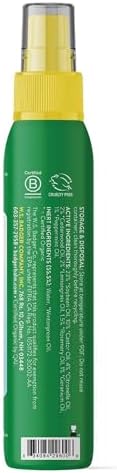 Badger Bug Spray, Family Friendly All Natural Mosquito Repellent w/Organic Essential Oils, Great Smelling Citronella Spray, Effective for 3 Hours, Deet-Free Vegan Plant Based Insect Repellent 4 fl oz