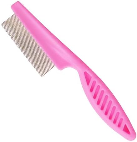 zYoung Stainless Steel Fine Tooth Comb, Dandruff Comb, Remover Scalp, Professional Grooming Tool Dandruff Remover