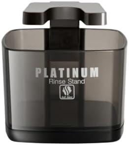 Skull Shaver Platinum Rinse Stand and Back Shaver Handle Bundle, Best Gifting Combo
