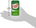 Canada Dry Ginger Ale Mini Soda Cans, 7.5 oz Soft Drinks Bulk Snacks Pack, Small Refrigerator & Snack Pantry Drink 24 Count Beverage Kitchen Supplies