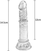 6.1 Inch Adult Toy for Women Realistic Silicone Dick with Strong Suction Cup for Hands-Free Thrusting Play 6r1b5