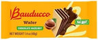 Bauducco Wafer Cookies, Chocolate Hazelnut, Single Serve, 14.1 oz (Pack of 10) - Individually Wrapped Crispy Wafers - Triple-Layer Cream-Filled Dessert - Convenient Indulgence To-Go.