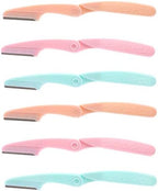 FRCOLOR 6pcs Eyebrow Razor Shaper Cheek Facial Hair Removers Trimmer for Women Ladies