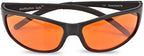 Blue Light Blocking Amber Glasses for Sleep 99.9 Percent Effective - Nighttime Eye Wear - Special Orange Tinted Glasses Help You Sleep and Relax Your Eyes