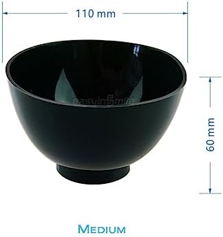 Dental Lab Rubber Impression Mixing Alginate Bowl Flexible Durable Silicone Mixing Bowl for Alginate, Plaster Materials (M)