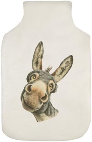 Azeeda 'Funny Donkey' Hot Water Bottle Cover (HW00050055)