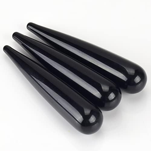 Crystal Yoni Wands Sticks Black Obsidian Massage Tool Crystal Stone Women Gift