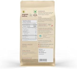 Organic Tattva Ragi Flour (4 lbs) - Finger Millet Flour from Organic Millet Grain - Gluten Free, Vegan & Kosher - Natural Plant Based Protein & Fiber - Chemical & Additives Free - USDA Certified