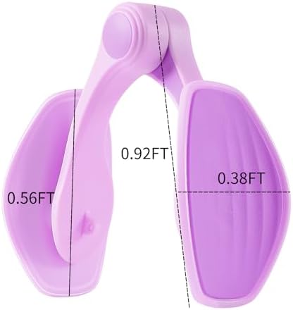 Thigh Master Hip Trainer Kegel Exerciser,Pelvic Floor Exercise Devices for Arm Leg,Inner Thigh Exercise Equipment Kegel Exercise Products for Women Home Gym