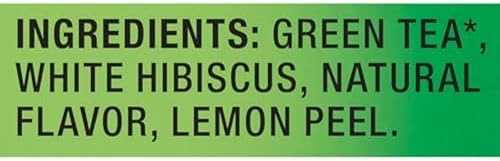 Lipton Lemon Green Tea Bags, Flavored, Unsweetened Teabags for Hot Tea or Iced Tea with Caffeine and Flavonoids, 120 Total Tea Bags (20ct - Pack of 6)