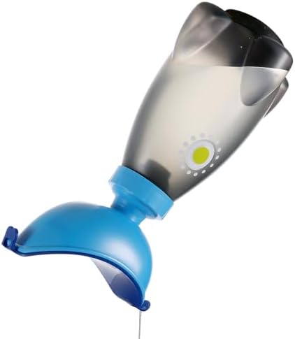 GREATLINK Portable Emergency Unisex Urinal Potty Toilet Pee Training Cup, Pee Bottle with a Lid and Funnel for Kids Potty Pee Training for Outdoor Car Travel Road Trip Camping Park Beach(1 Pcs Blue)