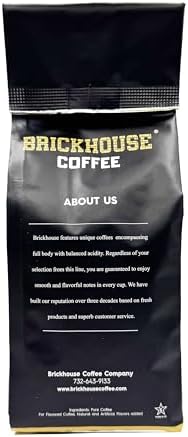 Kafe-Lua Original Liqueur Flavored Ground Coffee by Brickhouse, 12oz Bag – Rich Liqueur-Inspired Roast, Smooth Caramel & Vanilla Notes, 100% Arabica, No Alcohol