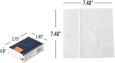 Jekiyo 4-ply Mini Pocket Facial Tissue, Travel Size Pocket Tissues, 120 Packs