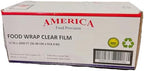 AFP - Clear Food Wrap Film, Professional Grade, BPA Free, Microwave Safe, 12 Inch x 3000 Feet
