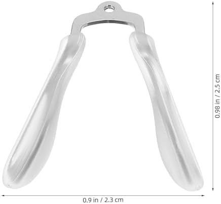 Ipetboom 2pcs U Shaped Eyeglasses Nose Pads Glasses Bridge Strap Screw-in Eyeglasses Silicone Replacement Nosepads for Eyewear Anti-Skid Nose Cushions Grips for Glasses