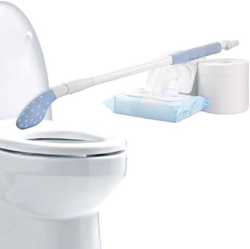 EASACE Toilet Wiping Aid, 18 Inch Extended Reach Comfort Tool, Self Assist Tissue Holder for Limited Mobility, Seniors