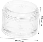 7pcs Mini Travel Medicine Organizer Round Container with Compartments Portable Small Pill Box for Daily Use and Business Trips