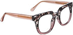 Peepers by PeeperSpecs womens Oprah's Favorite Things Showbiz Square Blue Light Blocking Reading Glasses