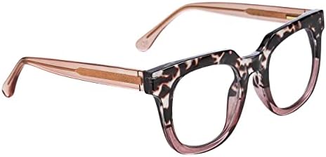 Peepers by PeeperSpecs womens Oprah's Favorite Things Showbiz Square Blue Light Blocking Reading Glasses
