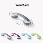 Grab Bars for Bathtubs and Showers,Suction Shower Handles,Plastic Toilet Handles,Suitable for The Elderly Disabled and Pregnant Women (Color : Purple)