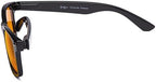 Eyekepper Blue Blocking Amber Bifocal Glasses for Sleep-Nighttime Bifocal Readers-Special Orange Tinted Glasses for Women Men (Black, +1.50)
