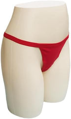 5 Pack Womens Panties Cotton Spandex Thongs Underwear G-Strings,Red,Medium