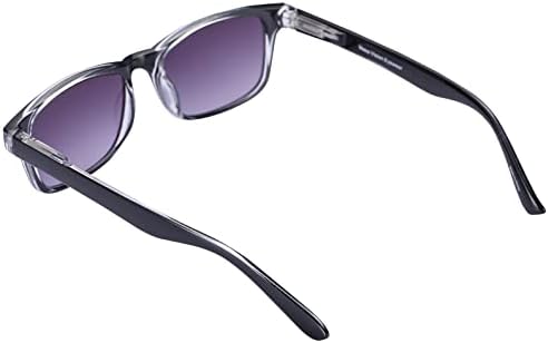 Mass Vision Reader Sunglasses 'The Summerville' Full Reading Lens Sunglasses with Spring Hinges & UV400 Protection (3 Pack)